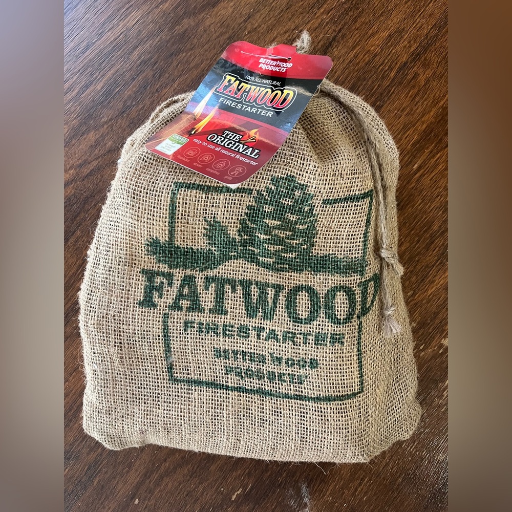 Better wood products Fatwood Fire Starter